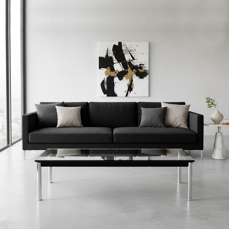 リビングテーブル「ル・コルビジェ」幅120cm/デザイナーズ家具 - 家具