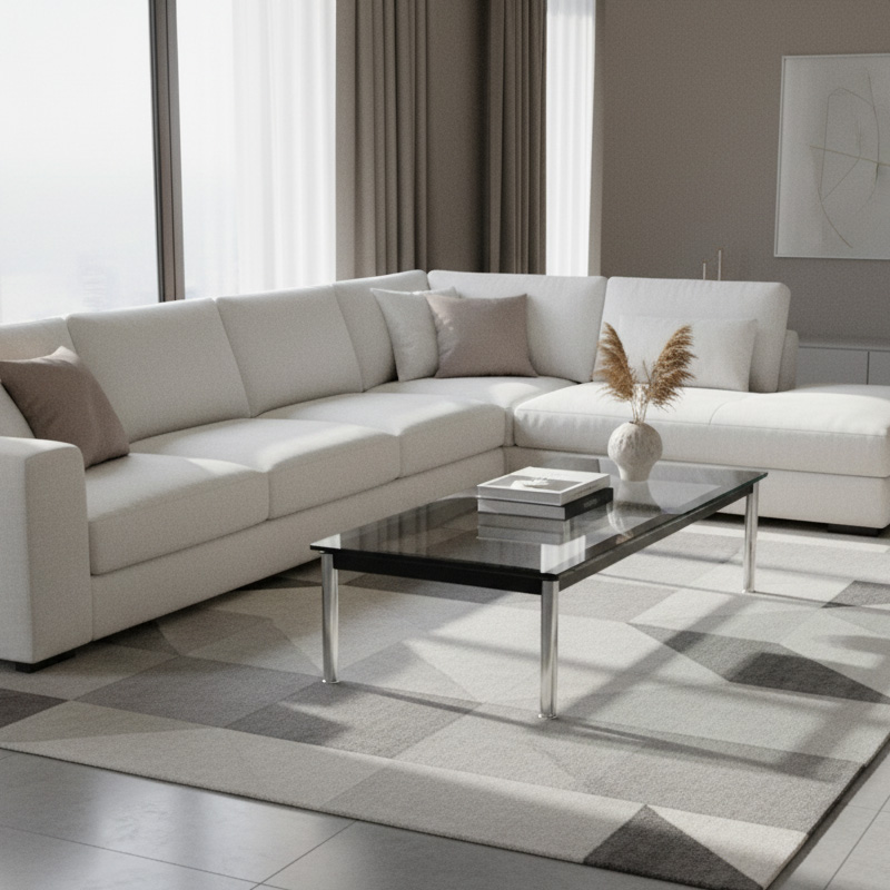 リビングテーブル「ル・コルビジェ」幅120cm/デザイナーズ家具 - 家具