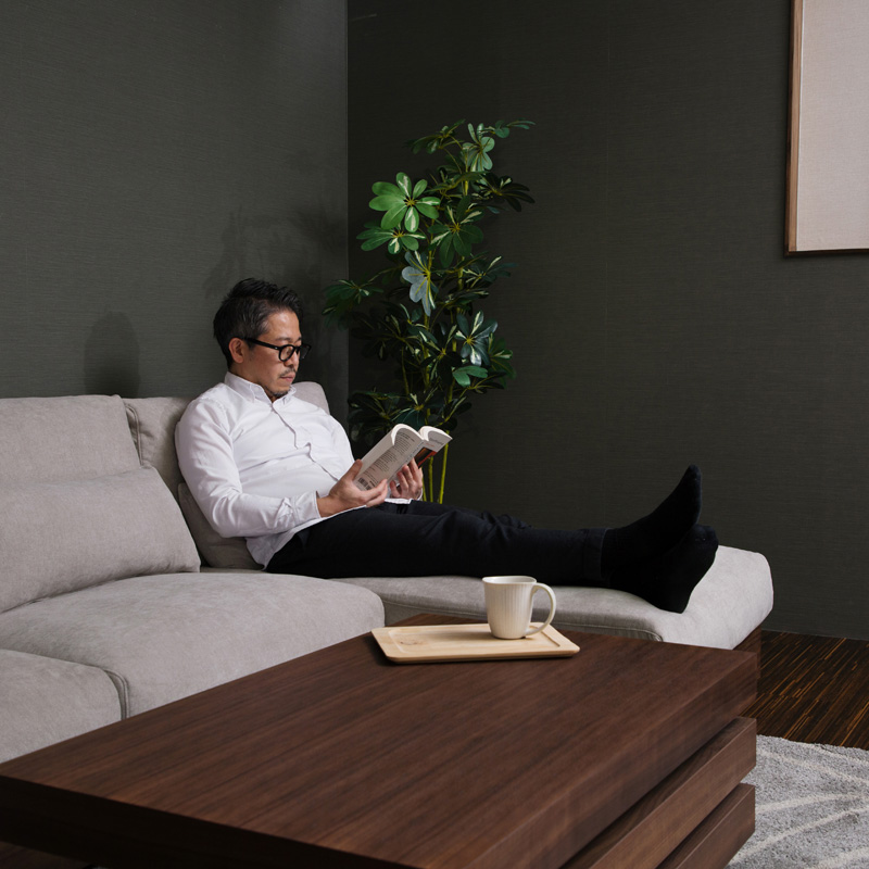 シェーズロング「Lire(リール)」/肘なし - 家具・インテリア通販の