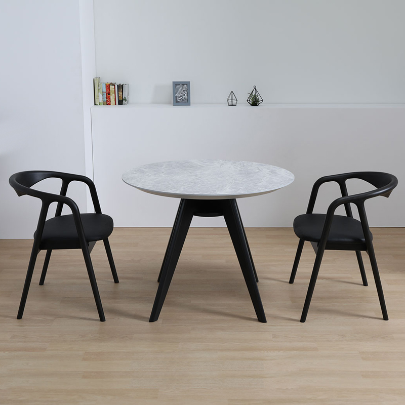 ダイニングテーブル「FRET(フレット)」円テーブル/幅90cm - 家具