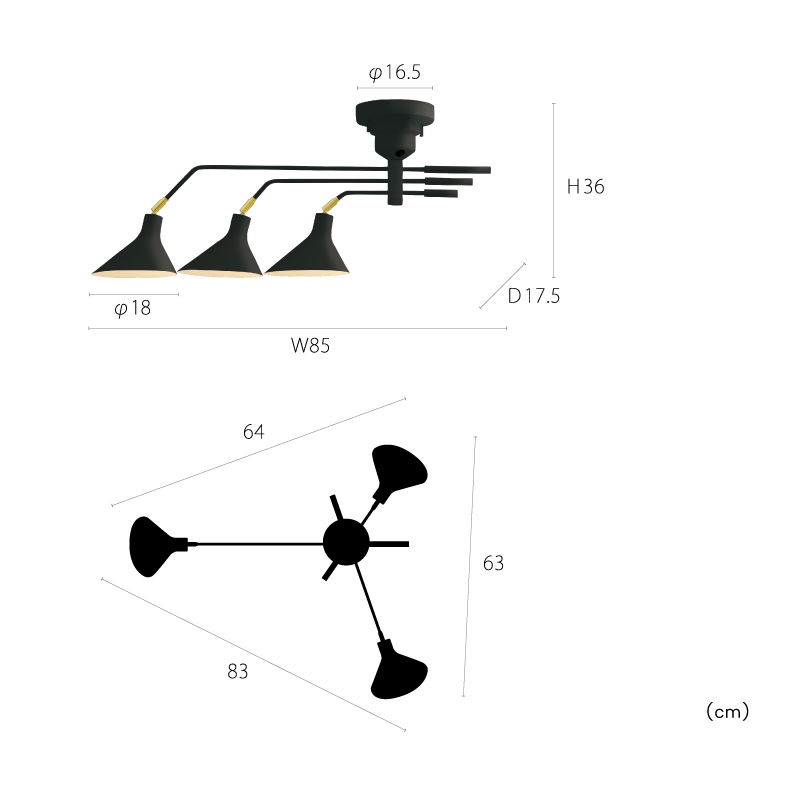 照明/シーリングライト「Ronne(ロネ)」 - 家具・インテリア通販の