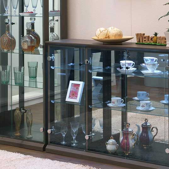 サマーセール◇美品　クラスティーナ　コレクションケース｜木製×ガラス サマーセール◇美品 クラスティーナ コレクションケース｜木製×ガラス